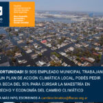 Convocatoria a becas para empleados municipales trabajando en Planes de Acción Climática para la Maestría en Derecho y Economía del Cambio Climático de FLACSO Argentina